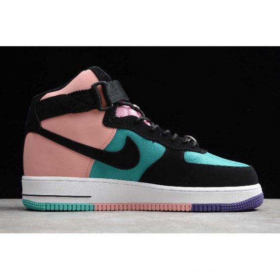 Nike Air Force 1 High '07 Lv8 Pembe / Mavi Kaykay Ayakkabı Türkiye - PLXMMFGB